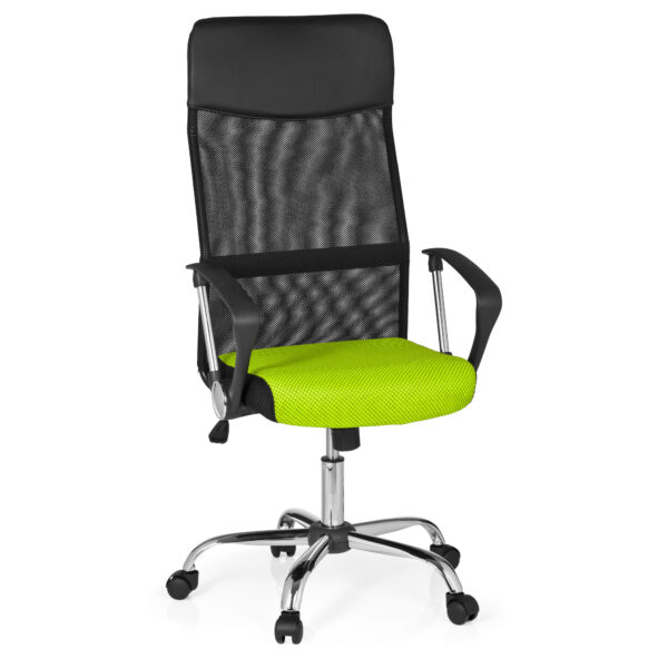 Office Armchair F-63 ~ Black + Green