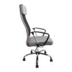 Office Armchair F-65 Grey - Image 4