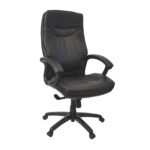 Office Armchair BX-3671 Black Discover the BX-3671 Black office chair, elegant and ergonomic, perfect for your comfort during working hours. Upholstered in natural leather and equipped with a multiblock mechanism, this chair offers optimal support and adjustability. Choose quality and style for your office!