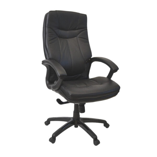 Office Armchair BX-3671 Black Discover the BX-3671 Black office chair, elegant and ergonomic, perfect for your comfort during working hours. Upholstered in natural leather and equipped with a multiblock mechanism, this chair offers optimal support and adjustability. Choose quality and style for your office!