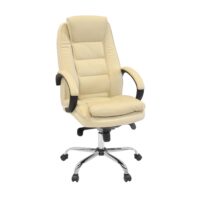 Office Armchair BX-3796 Beige Discover the BX-3796 Beige office armchair, a comfortable and elegant chair with natural leather upholstery and a Multiblock mechanism. Ideal for the office or home, it supports up to 150 kg, providing stability and durability. Choose the comfort you need!
