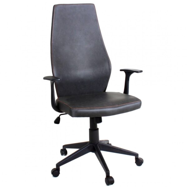 Office Armchair F-96 HB Black Discover the F-96 HB Black Office Armchair, perfect for any workspace. This office chair combines comfort and modern style, making it the ideal choice for your office. It adds a touch of elegance and essential ergonomic support.