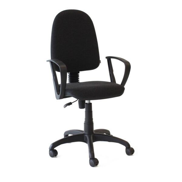 Офисное кресло Prestige Lux Amf A-01 черное Офисное кресло Prestige Lux Amf A-01 в элегантном черном цвете, идеально подходит для работы в офисе. Обеспечивает комфорт и поддержку, сочетая стильный дизайн и высокое качество. Обновите свой рабочий уголок с этим высококлассным креслом!
