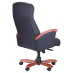 Elegant Office Chair Amf Eco Leather Black - Image 4