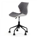 Chair Office BX-3030 White/Grey - Image 2