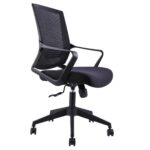 Office Armchair POLO Black - Image 3