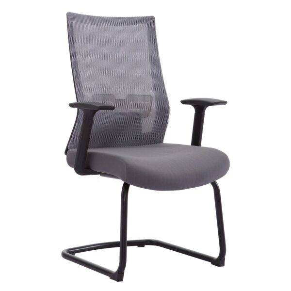 Flex Grey Office Chair Discover ultimate comfort with the Flex Grey Office Chair! It features adjustable lumbar support and legs with plastic caps, protecting the flooring. Ideal for any office! Choose quality and ergonomics!