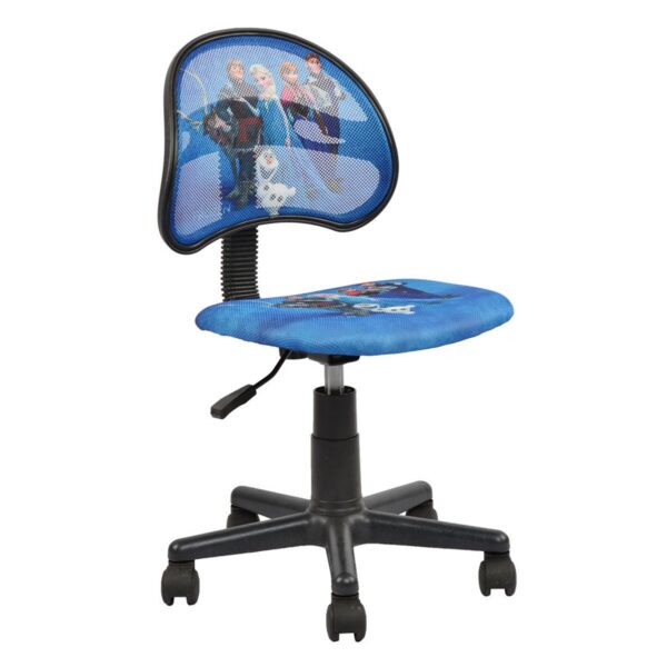 Children’s Armchair F-5001 Frozen Discover the F-5001 Frozen armchair for kids, perfect for adding cheer to the room! With its blue design and Frozen print, it offers comfort thanks to its plywood frame and polyurethane foam. Adjustable between 75-86 cm, it is the ideal choice for your little ones' desk!