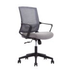 Office Armchair POLO Grey Discover the POLO Grey office chair, perfect for your office! With a modern design and breathable upholstery, it ensures comfort for extended use. Easily adjust it with the Tilt mechanism for the correct posture. Ideal for any workspace.