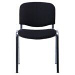 ISO Chrome C-11 Black Office Chair - Image 2