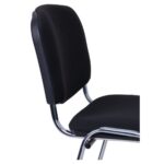 ISO Chrome C-11 Black Office Chair - Image 5