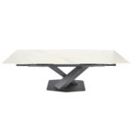 LANA Extendable Table White Sapphire 180/215/250x90 - Image 6