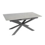 Remy Extendable Table Discover the Remy extendable table, perfect for any modern kitchen or dining area. With an elegant design and a high-quality ceramic top, this table is ideal for family gatherings, accommodating 8-10 people. Enjoy the ease of maintenance that comes with this durable and hygienic table!