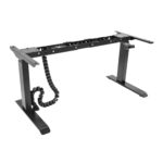 Electric Adjustable Desk Table Black 180×750 - Image 3