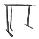 Electric Adjustable Desk Table Black 180×750 - Image 4