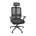 Office Armchair HERMES Black Discover the HERMES Black office chair, perfect for your comfort! With a synchronous mechanism, adjustable arms, and supports, this office chair offers lumbar support and a headrest for a pleasant work experience. Choose now from quality office chairs!