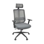 Office Armchair HERMES Grey Discover ultimate comfort with the HERMES Grey Office Armchair! This ergonomic chair features an Anyfix mechanism, adjustable armrests, lumbar support, and a height-adjustable headrest, making it perfect for the office. Choose HERMES for a comfortable working experience!
