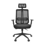 Office Armchair HERMES Black - Image 2