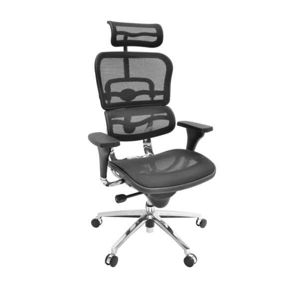 VENUS Black Office Armchair Discover optimal comfort at the office with the VENUS Black armchair! Equipped with an advanced synchronous mechanism, 3D armrests, and adjustable lumbar support, this chair offers multiple adjustments to suit your preferences. Ideal for any office!