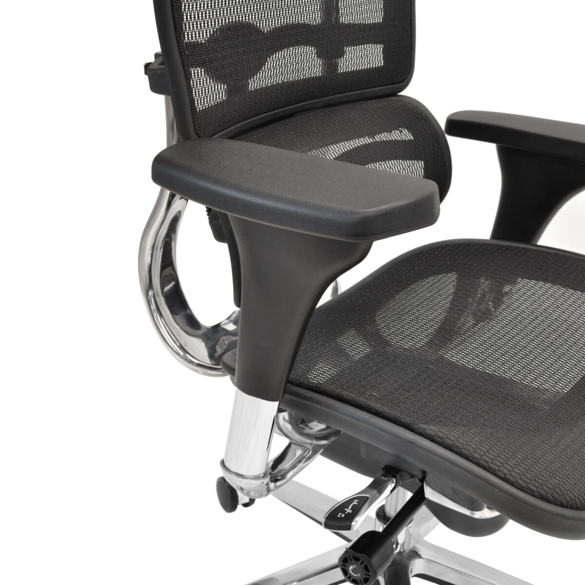VENUS Black Office Armchair - Image 7