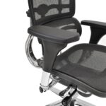 VENUS Black Office Armchair - Image 7