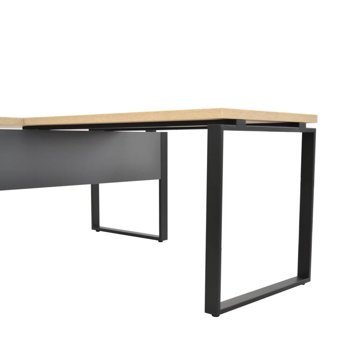 Anexa masa B-140 (100x68) Sonoma/Black - imagine 3