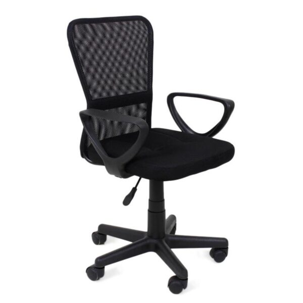 Children’s Chair F-61 Black Discover the Kids Chair F-61 Black, perfect for your office! This modern armchair is ideal for providing comfort and support during study time. Add a touch of style to your children's furniture with its sleek design.