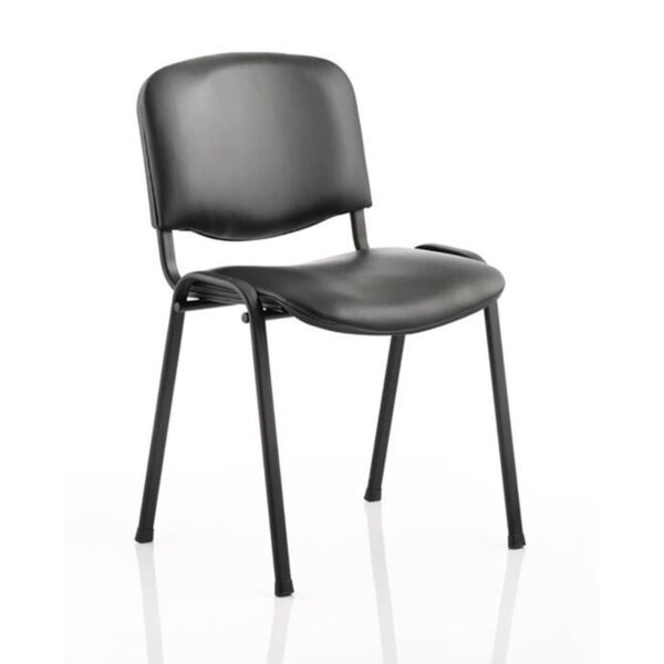 ISO V-4 Black Office Chair Discover the comfort of working at your desk with the ISO V-4 Black chair! Comfortable, practical, and durable, this chair made of metal and eco-leather transforms your office into a pleasant space. It is available in various colors to match your style.