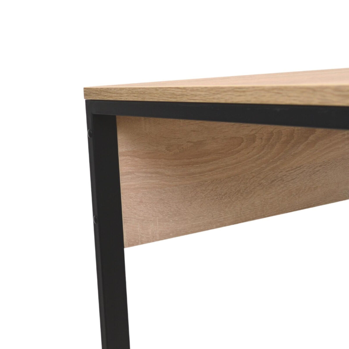 Masa Birou B-100 (100x55)~Sonoma/Black - imagine 6