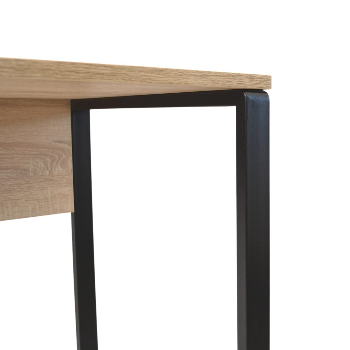 Masa Birou B-100 (100x55)~Sonoma/Black - imagine 7
