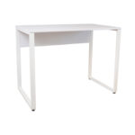 Masa Birou B-100 (100×55)~White/White Descoperă Masa de Birou B-100, ideală pentru un spațiu de lucru eficient! Cu dimensiuni de 100x55 cm și un design elegant alb, această masă din PAL melaminat oferă confort și flexibilitate. Perfectă pentru birouri mici sau mari!