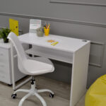 Study Desk (90x50) Right~White - Image 4