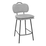 Bar Chair SOLOMON Grey
