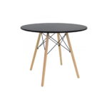Eames Dt-03 Black Table Discover the Eames Dt-03 Black Table, an elegant and modern piece, perfect for any kitchen. It adds a stylish accent to your space and offers maximum functionality. Ideal for family meals!