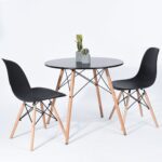 Eames Dt-03 Black Table - Image 4