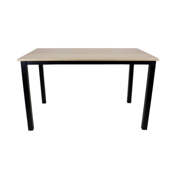 Masă TL-01 Black Legs 130×80 Descoperă Masa TL-01 cu picioare negre, perfectă pentru bucătărie sau living. Cu un blat din PAL melaminat de 130x80 cm și înălțime de 75 cm, adaugă un stil modern oricărei încăperi. Ideală pentru mesele cu familia sau prietenii!