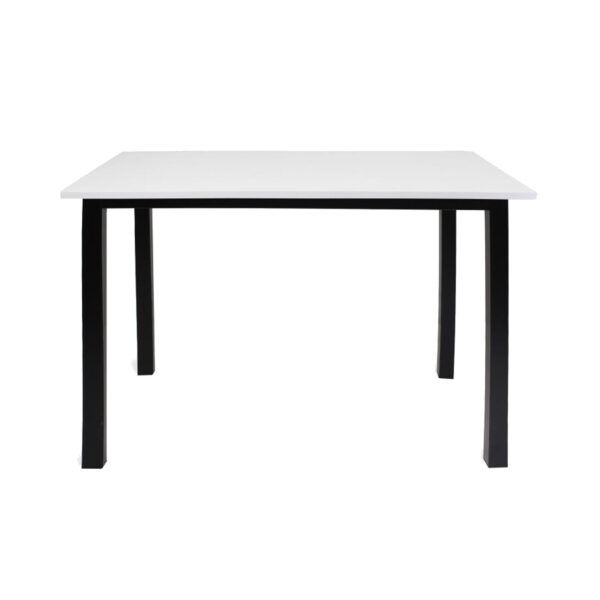 Masă TL-01 Black Legs 130×80 Descoperă masa TL-01 cu picioare negre, perfectă pentru bucătărie sau living. Cu dimensiuni de 130x80 cm și blat din PAL Melaminat, aceasta oferă stil și funcționalitate, având un cadru din metal vopsit. Ideală pentru orice spațiu!