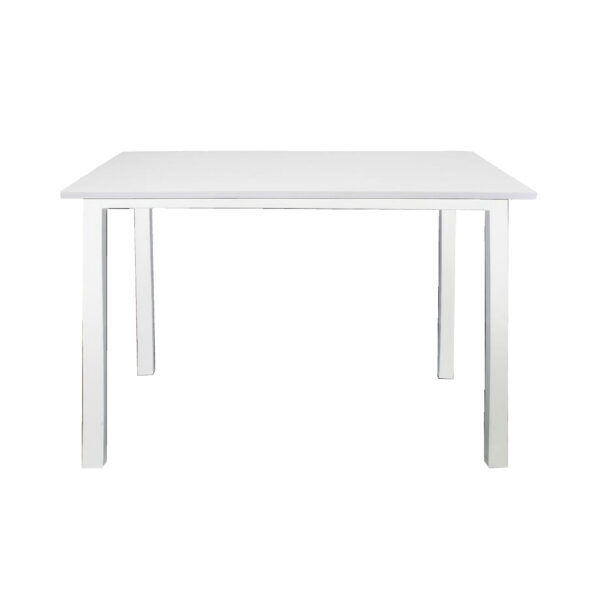 Masă Tl-02 White/White Descoperă masa TL-02 White/White, perfectă pentru bucătăria ta! Cu un cadru metalic elegant și un blat din PAL melaminat de 18mm, această masă combină stilul modern cu funcționalitatea. Alege calitatea și designul contemporan pentru fiecare masă.
