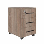 Rollbox Truffle Drawer Cabinet Discover the Rollbox Trufe filing cabinet, ideal for the office, featuring 3 drawers and a locking mechanism for security. Made from 18mm melamine-faced chipboard, it has brake wheels and an efficient sliding mechanism. Perfect for organizing documents!