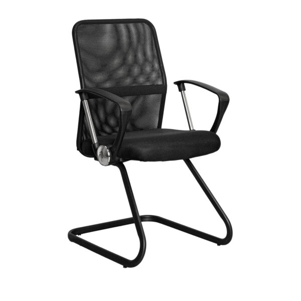 Office Chair F-60L Black Discover the F-60L Black Office Chair, a modern and comfortable model, perfect for offices. With ergonomic support, mesh upholstery, and a durable metal base, it provides all-day comfort. Easy to maintain and versatile, it fits perfectly into any decor. The ideal choice for comfort and aesthetics!
