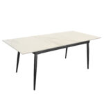 Extensible Table VANESSA Arabescato Golden 160/200×85 - Image 2