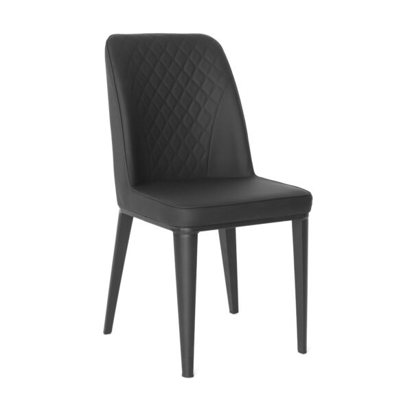 B-02 Pu Black Chair 