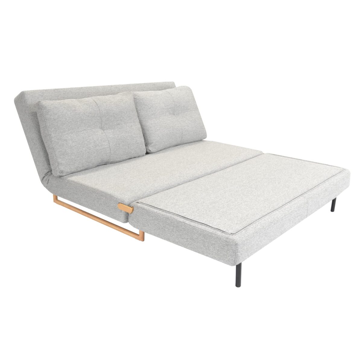 Lm-105 Extendable Sofa (150 Cm) Grey - Image 2