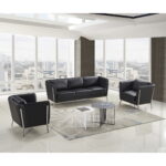 Sofa Salvador-3 Black - Image 3