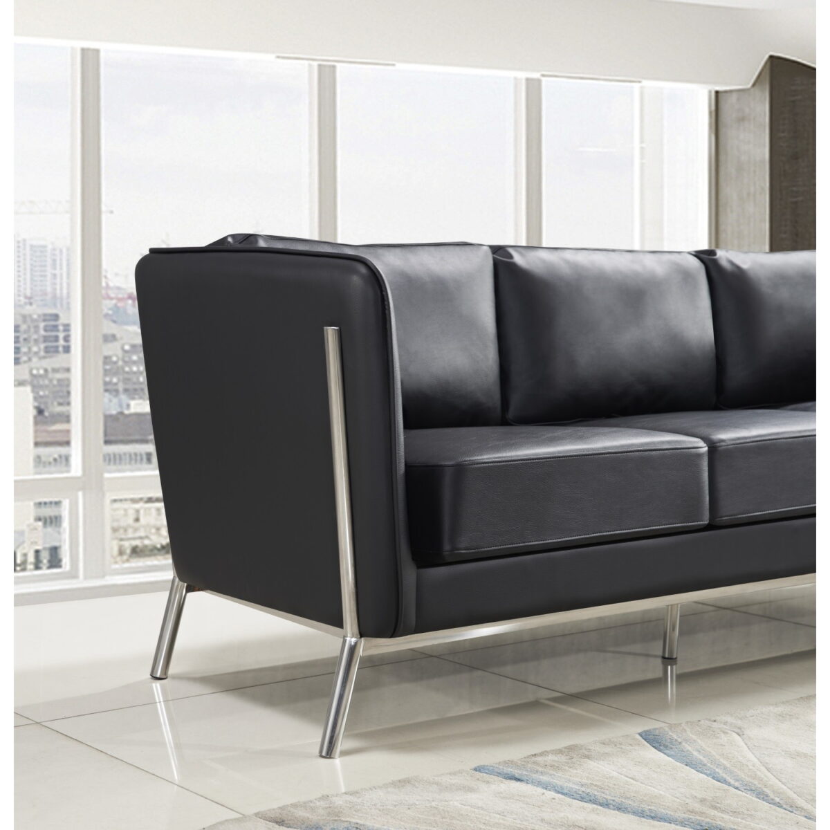 Sofa Salvador-3 Black - Image 4
