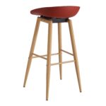 Hector Red Bar Stool - Image 3