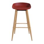 Hector Red Bar Stool - Image 2
