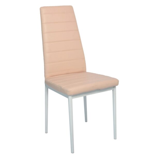 Scaun D-117 Pink Descoperă scaunul D-117 Pink, perfect pentru bucătărie! Cu un cadru metalic rezistent și tapițerie din piele ecologică, acest scaun elegant oferă confort și stil. Ideal pentru amenajarea modernă a casei tale. Alege un design minimalist care îmbină estetica cu durabilitatea!