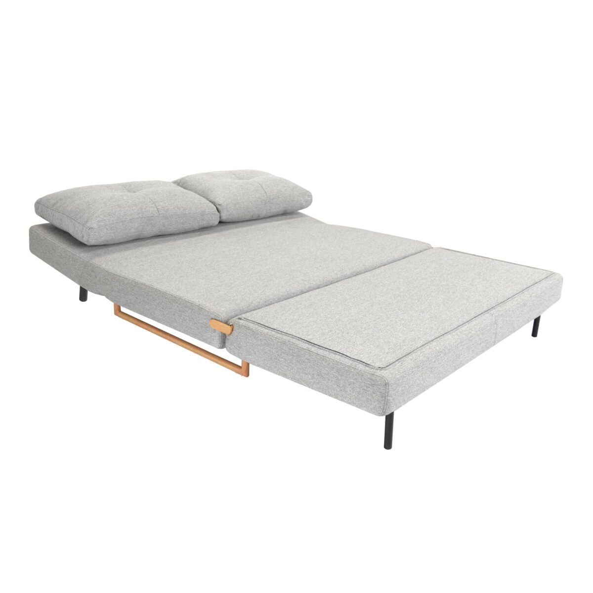 Lm-105 Extendable Sofa (150 Cm) Grey - Image 3