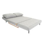 Lm-105 Extendable Sofa (150 Cm) Grey - Image 3